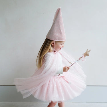 Shimmer Princess Cape Pink